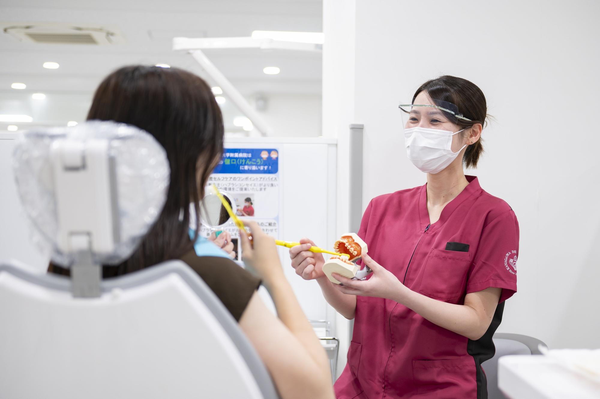 歯科保健指導の様子