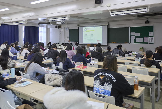 国家試験対策の授業風景