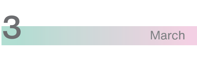 3月